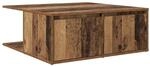 vidaXL Couchtisch mit Schubladen Altholz 80 x 80 x 31 cm Holzwerkstoff 875486