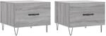 vidaXL Couchtische 2 Stk. Grau Sonoma 50x50x40 cm Holzwerkstoff Modell 1