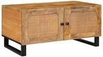 vidaXL Couchtisch Natur 80 x 50 x 40 cm Massivholz Mango 4018049