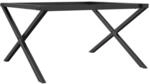 vidaXL Couchtisch-Gestell in X-Form 80x70x43 cm Stahl 357899