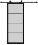 inova Loft Glasschiebet&uuml;r 1025 x 2200 mm Satiniert 4 Felder Komplettset aus...