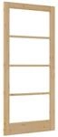 vidaXL Interior T&uuml;r ORKDAL Braun 93 x 202 cm 4102703