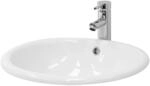 ML-Design Waschbecken Keramik Wei&szlig; Gl&auml;nzend 49x19,5x40,5cm Oval mit &Uuml;berlauf