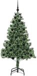vidaXL Weihnachtsbaum mit 300 LEDs mit St&auml;nder Gr&uuml;n 180 cm PVC 3396381