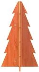 vidaXL Weihnachtsbaum Holz zum Schm&uuml;cken 69,5 cm Massivholz Kiefer 858179
