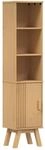 vidaXL Badezimmerschrank mit Regal Olden Braun 35 x 30 x 159 cm 42001359