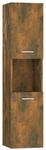 vidaXL Badezimmerschrank R&auml;uchereiche 30x30x130 cm Holzwerkstoff