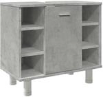 vidaXL Badezimmerschrank Betongrau 60x32x53,5 cm Holzwerkstoff 856143