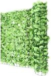 MCW Balkonsichtschutz N77 500x100cm Blatt - 500x100cm Blatt Hell