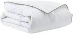 vidaXL Winterbettdecke Wei&szlig; 155 x 200 cm Feder 42007617