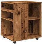 vidaXL Rollschrank Altholz-Optik 60x53x72 cm Holzwerkstoff 856658