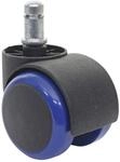 MCW Hartbodenrollen H86 5er Set Blau
