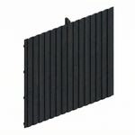 Skan Holz R&uuml;ckwand Deckelschalung Fichte 362 cm x 330 cm Anthrazit