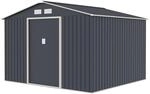 Hattoro S250 Metall Ger&auml;tehaus 277x259x193cm BxTxH Mit Bodenrahmen Satteldach