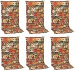 Beo Sitzauflage Hochlehner Tours 6er-Set mit Hausdesign