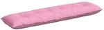vidaXL R&uuml;ckenkissen Rosa 180 x 19 x 50 cm Stoff 42014931
