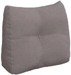 vidaXL R&uuml;ckenkissen Taupe 60 x 24 x 50 cm Stoff 42014389