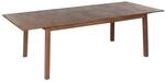 Beliani Gartentisch CESANA Dunkler Holzfarbton 180x100x75