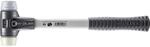 Halder Simplex Schonhammer &Oslash; 30 mm TPE-mid Grau Nylon mit Verst&auml;rktem