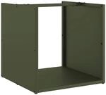 vidaXL Brennholzregal Olivgr&uuml;n 40x40x40 cm Kaltgewalzter Stahl 864240