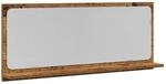 vidaXL Spiegelablage mit Regal Altholz 90 x 10,5 x 37 cm Holzwerkstoff 862526