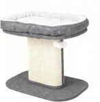 Costway Kratzbaum Klein Hoch Katzen Katzenm&ouml;bel Kletterbaum 50cm Grau