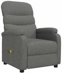 vidaXL Massagesessel Dunkelgrau Stoff 321227
