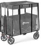 Sekey Regenschutzh&uuml;lle f&uuml;r Faltbarer Bollerwagen mit Dach 75 x 50 x 65 cm