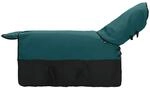 vidaXL Pferdedecke Dunkelgr&uuml;n und Schwarz 95 cm Polyester 42013139