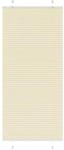 vidaXL Plissee Creme 100x200 cm Stoffbreite 99,4 cm Polyester 4015313