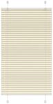 vidaXL Plissee Creme 70x150 cm Stoffbreite 69,4 cm Polyester 4015290