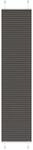 vidaXL Plissee Schwarz 50x200 cm Stoffbreite 49,4 cm Polyester 4015150