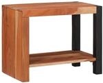 vidaXL B&uuml;cherregal Braun 50 x 30 x 40 cm Massivholz Akazie 4104015