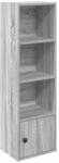 vidaXL B&uuml;cherregal Grau Sonoma 31x24x102 cm Holzwerkstoff 860342