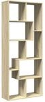vidaXL Raumteiler-B&uuml;cherregal Sonoma-Eiche 67x25x161,5cm Holzwerkstoff 858077