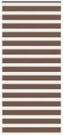 vidaXL Doppelrollo Braun 115x230 cm Stoffbreite 110,9 cm Polyester 4014394