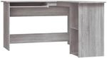 vidaXL Eckschreibtisch Grau Sonoma 120x140x75 cm Holzwerkstoff 815385