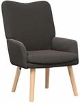 vidaXL Relaxsessel Dunkelgrau 63 x 67 x 94 cm Stoff 42001792