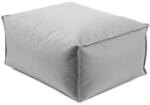 mokebo Outdoor Pouf o Hocker in Grau Der Ruhestifter Fu&szlig;hocker mit EPS-Perlen