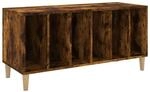 vidaXL Plattenschrank R&auml;uchereiche 100x38x48 cm Holzwerkstoff 831978