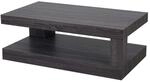 MCW Couchtisch A32 3D-Struktur Schwarze Eicheoptik
