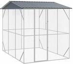 vidaXL Vogelk&auml;fig Anthrazit 227 x 310 x 247 cm Verzinkter Stahl 3325160