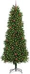 vidaXL Weihnachtsbaum mit 300 LEDs mit St&auml;nder Gr&uuml;n 240 cm PE 3396349