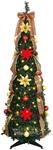 vidaXL K&uuml;nstlicher Weihnachtsbaum mit 100 LEDs Gr&uuml;n 150 cm PVC 42018631