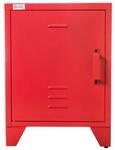 Jet-Line Stahlschrank Minskow im Industrie Design Rot 40 x 40 x 55 cm
