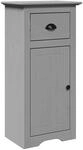 vidaXL Badschrank BODO Grau 44x30x90 cm 4016859