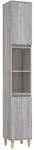 vidaXL Badschrank Grau Sonoma 30x30x190 cm Holzwerkstoff 819794