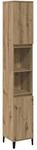 vidaXL Badschrank Artisan-Eiche 30x30x190 cm Holzwerkstoff 857106
