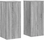 vidaXL Pflanzenst&auml;nder 2 Stk Grau Sonoma 30x30x70 cm Holzwerkstoff 852929