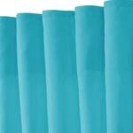 Bestlivings 2er Set Dekoschal Ellen Universalband Inkl. Raffhalter 140 cm x 245 cm
